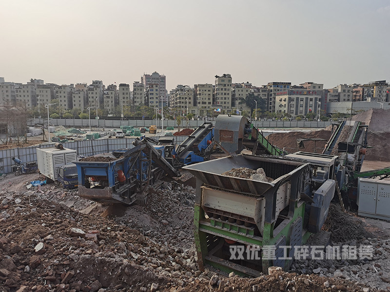 江苏混凝土粉碎机55万起 移动建筑垃圾处理厂设备